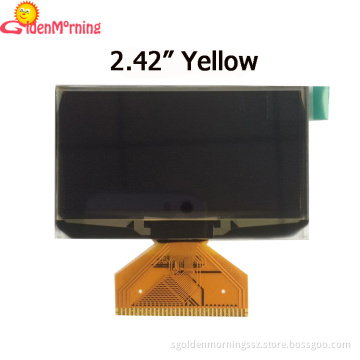 2.42" oled display yellow color